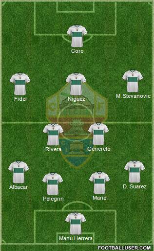 Elche C.F., S.A.D. Formation 2013