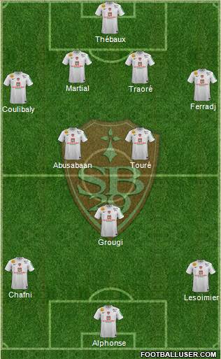 Stade Brestois 29 Formation 2013