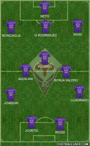 Fiorentina Formation 2013