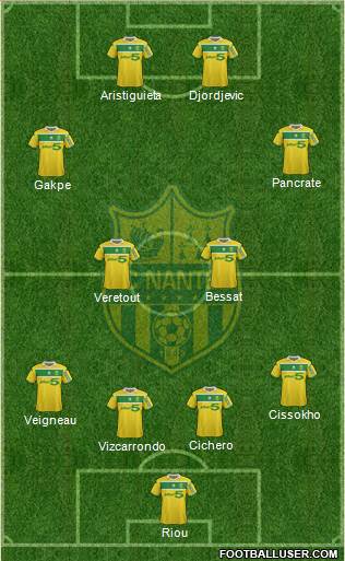 FC Nantes Formation 2013