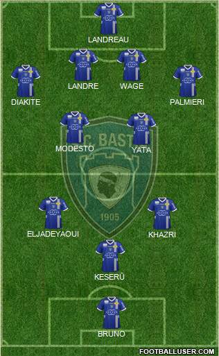 Sporting Club Bastia Formation 2013