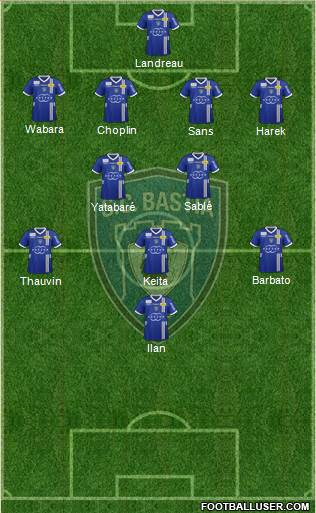 Sporting Club Bastia Formation 2013