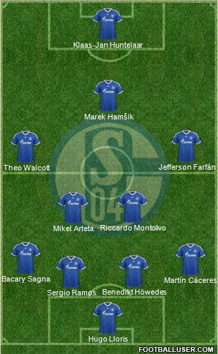 FC Schalke 04 Formation 2013