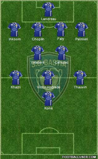 Sporting Club Bastia Formation 2013