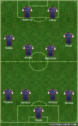 New England Revolution Formation 2013