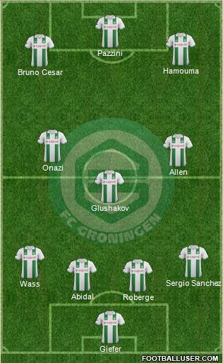 FC Groningen Formation 2013