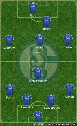 FC Schalke 04 Formation 2013