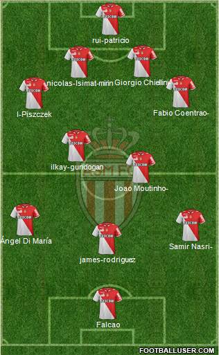 AS Monaco FC Formation 2013