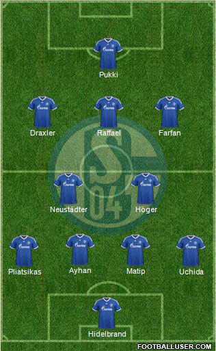 FC Schalke 04 Formation 2013