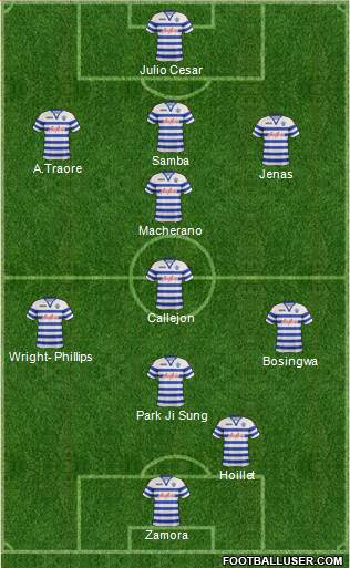 Queens Park Rangers Formation 2013