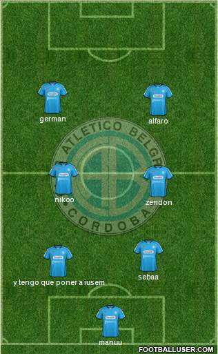 Belgrano de Córdoba Formation 2013