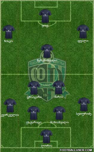 Dinamo Tbilisi Formation 2013