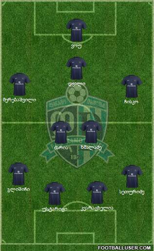 Dinamo Tbilisi Formation 2013