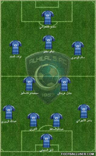 Al-Hilal (KSA) Formation 2013