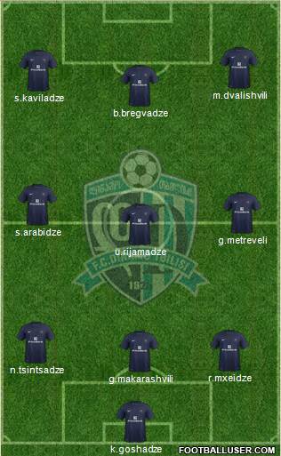 Dinamo Tbilisi Formation 2013