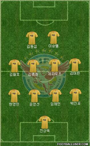 Seongnam Ilhwa Chunma Formation 2013