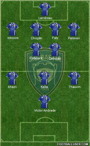 Sporting Club Bastia Formation 2013