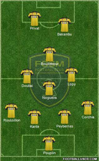 FC Sochaux-Montbéliard Formation 2013