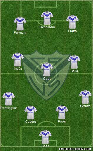 Vélez Sarsfield Formation 2013