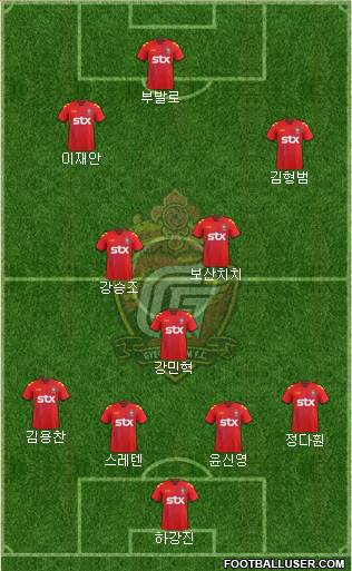 Gyeongnam FC Formation 2013