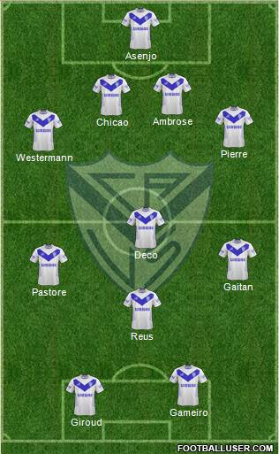 Vélez Sarsfield Formation 2013