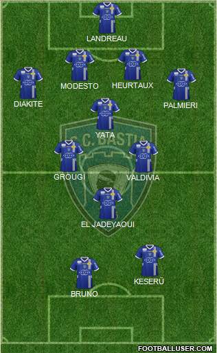 Sporting Club Bastia Formation 2013