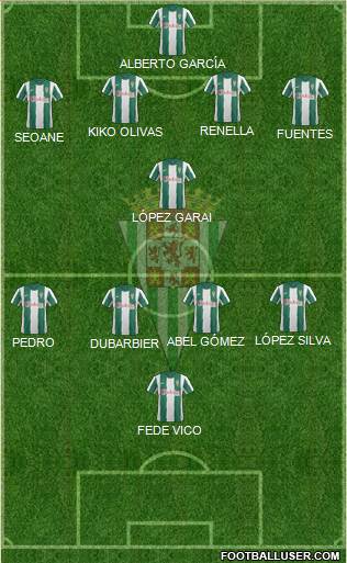 Córdoba C.F., S.A.D. Formation 2013