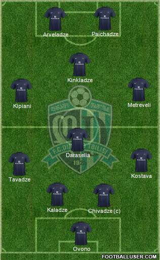 Dinamo Tbilisi Formation 2013