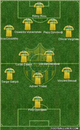 FC Nantes Formation 2013