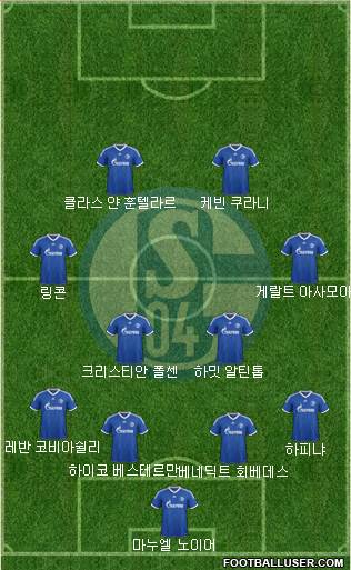 FC Schalke 04 Formation 2013