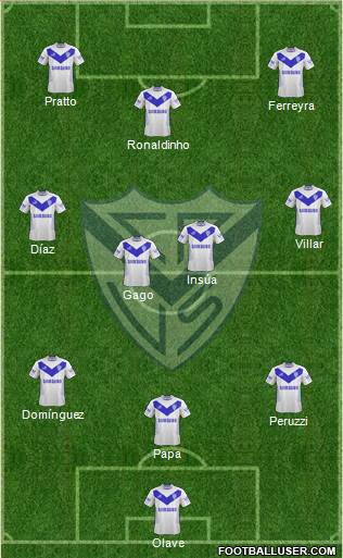 Vélez Sarsfield Formation 2013