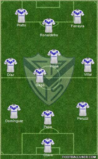 Vélez Sarsfield Formation 2013