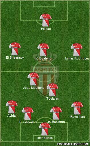 AS Monaco FC Formation 2013