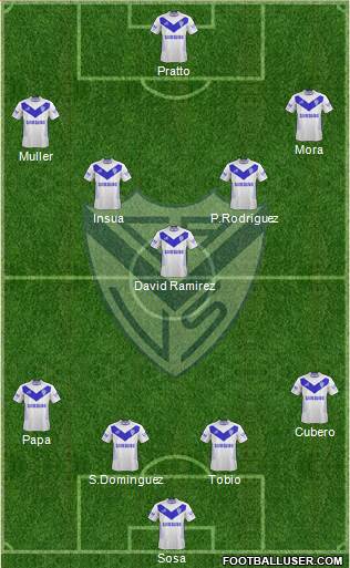 Vélez Sarsfield Formation 2013