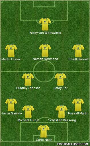 Norwich City Formation 2013