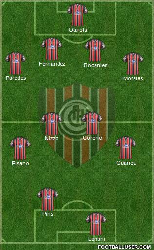 Chacarita Juniors Formation 2013