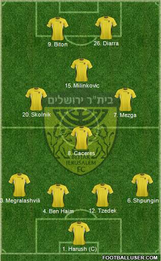 Beitar Jerusalem Formation 2013