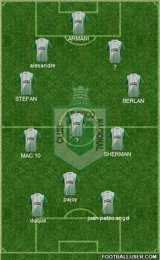 CDC Atlético Nacional Formation 2013