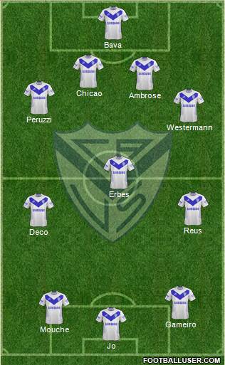 Vélez Sarsfield Formation 2013