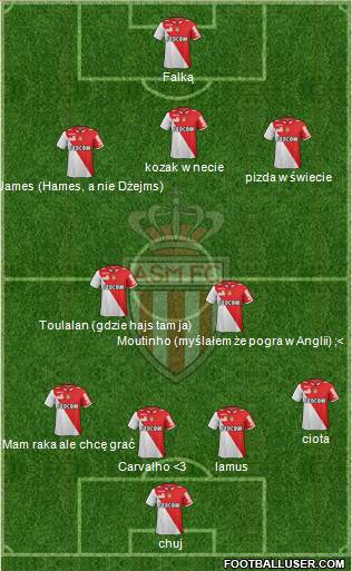 AS Monaco FC Formation 2013