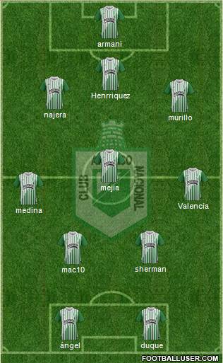 CDC Atlético Nacional Formation 2013