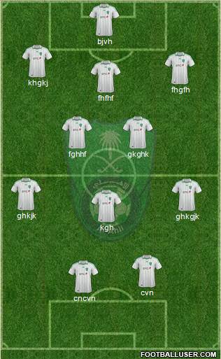 Al-Ahli (KSA) Formation 2013