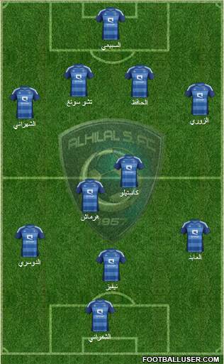 Al-Hilal (KSA) Formation 2013