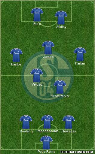 FC Schalke 04 Formation 2013