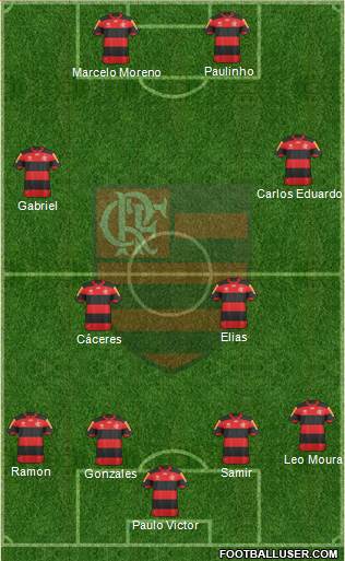 CR Flamengo Formation 2013