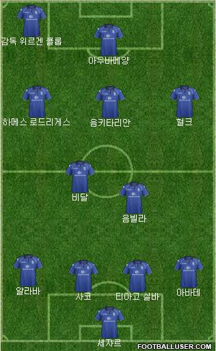 Birmingham City Formation 2013