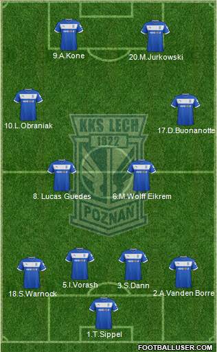 Lech Poznan Formation 2013