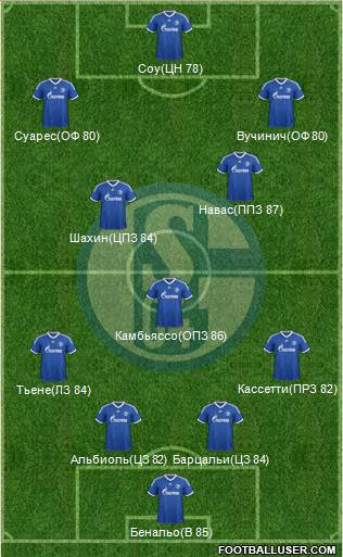 FC Schalke 04 Formation 2013