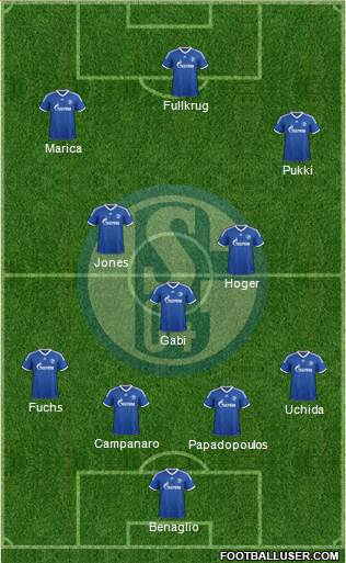 FC Schalke 04 Formation 2013