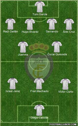 Real Jaén C.F. Formation 2013